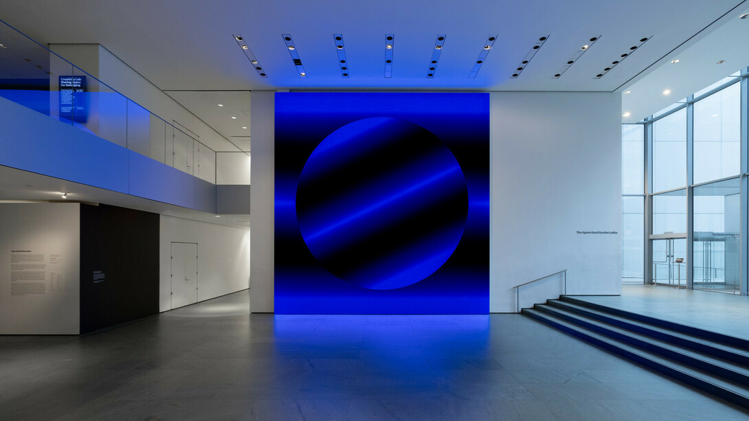 Rafaël Rozendaal, Light, exhibition view. Courtesy of MoMA