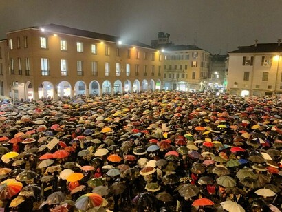 El movimiento contra Salvini ha sorprendido a propios y extraños por lo espontáneo de las protestas