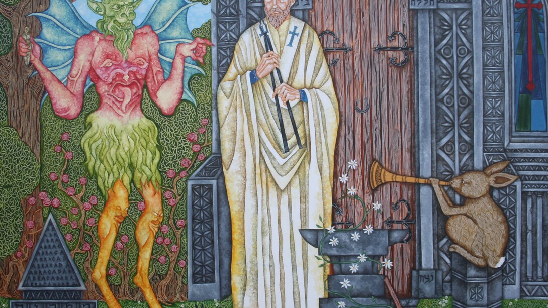 St. Dunstan & The Devil, 2015, Courtesy the artist and CNB Gallery