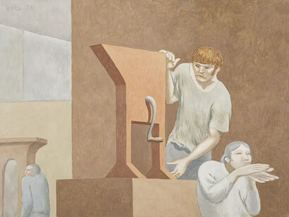 David Byrd, Auction block, 1973. Courtesy of Anton Kern Gallery 