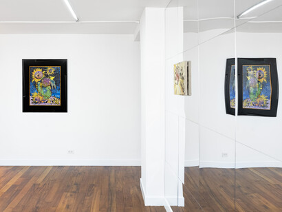 Samuel Farrier, Phantom of the road, exhibition view. Courtesy of The Meeting 
