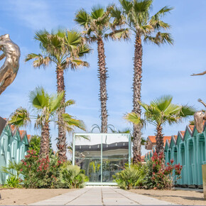 Lorenzo Quinn, All we need is love, exhibition view. Courtesy of Contini Art Gallery