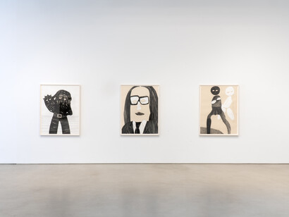 Nicola Tyson, Need, exhibition view. Courtesy of Petzel Gallery