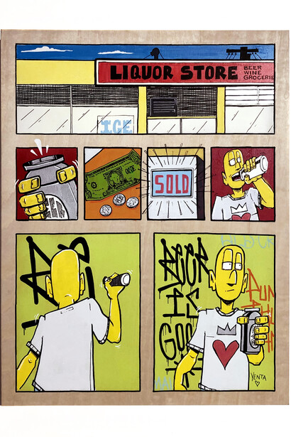 P.T.V. Courtesy of Spoke art