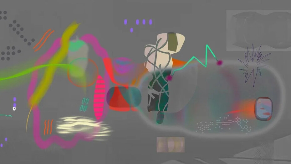 Yuna Ding, ((( slosh ))) (detail). Courtesy of treat gallery 