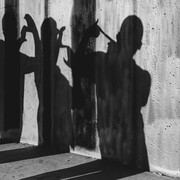 Graciela Iturbide, Cholos Harpys, White Fence, East L.A., Estados Unidos (detail), 1986. Courtesy of Rosegallery