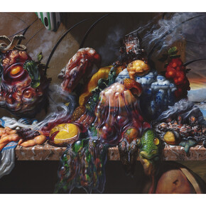 Christian Rex van Minnen, VOC Jellyfish Fry, oil on linen, Courtesy of Robischon Gallery
