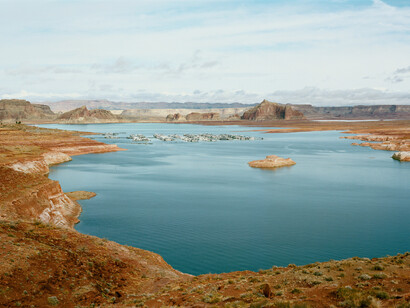 Victoria Sambunaris, Untitled, (Wahweap marina), Lake Powell, Page, Arizona (detail), 2023. Courtesy of Yancey Richardson Gallery