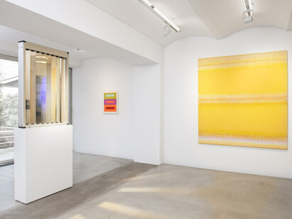 Dieter Jung, Life of colors, ausstellungsansicht. Mit freundlicher genehmigung der Galerie Kornfeld