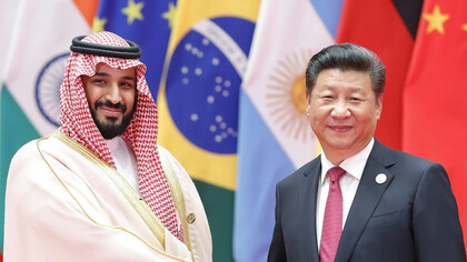 Saudi Crown Prince Mohammed bin Salman and President Xi Jinping