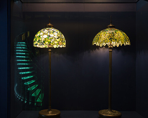 Gallery of Tiffany Lamps. Courtesy of New-York Historical Society 