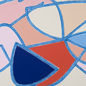 America Martin, Butterfly Woman, Oil & Acrylic on Canvas, 45 3/4 × 76 in 116.2 × 193 cm. Courtesy of Joanne Artman Gallery