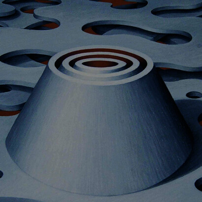 Cone #1 - pastel on paper - 60 x 50cm - Mark Weighton 1998