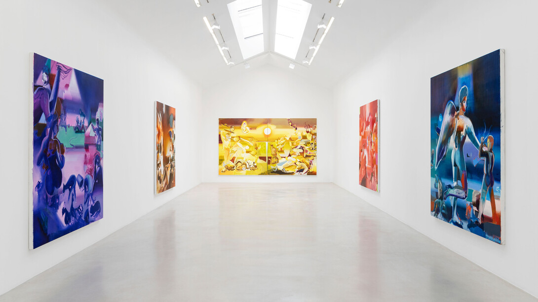 Katherina Olschbaur, Sweet expulsion, exhibition view. Courtesy of Perrotin Gallery