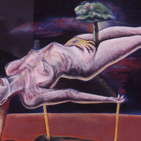 Bailey Doogan, Growing out of the goldleaf women (detail), 1988. Courtesy of Etherton Gallery