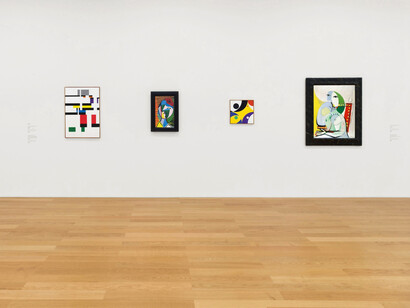 In touch. Encounters in the collection, exhibition view. Courtesy of Kunstmuseum Liechtenstein with Hilti Art Foundation