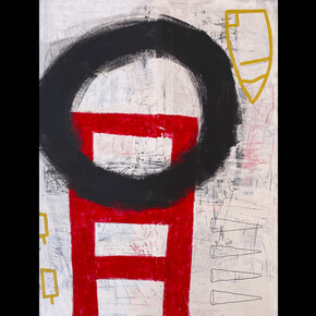 Ted Dixon, Love Talking #1, 2023, acrylic on canvas, 40x30 inches. Courtesy the artist and Susan Eley Fine Art