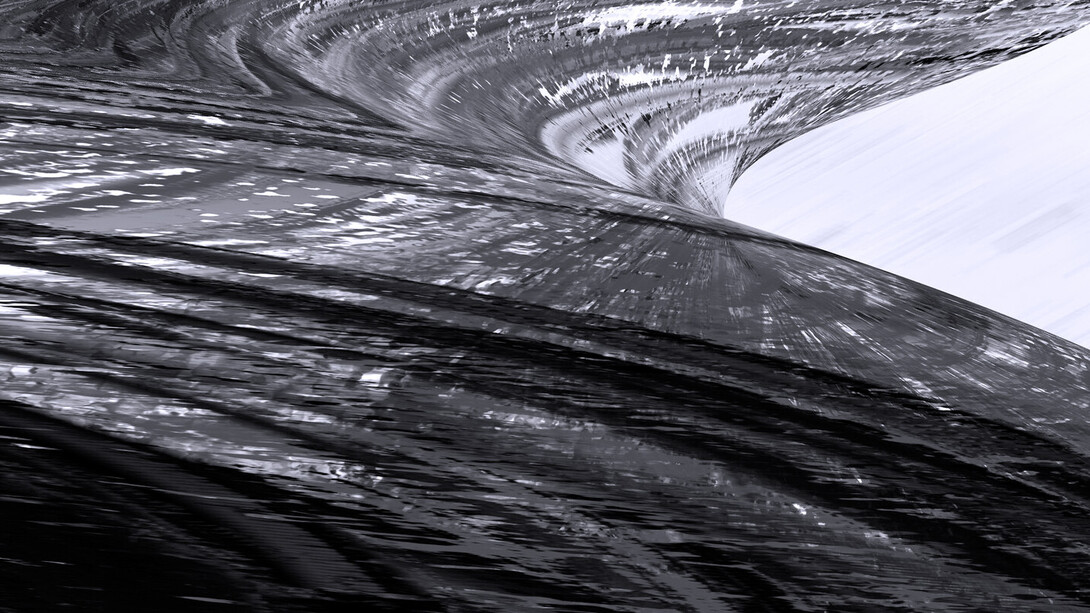 Representación de la curvatura espacio tiempo