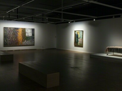 Jasper Johns & Edvard Munch, Exhibition view. Courtesy of Joseph K. Levene Fine Art, Ltd.