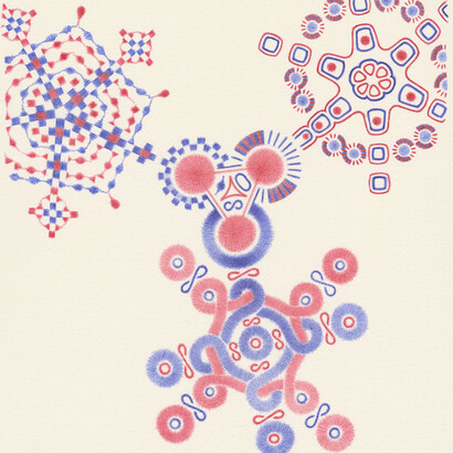 Indra's Net. Courtesy of Kathryn Markel Fine Arts