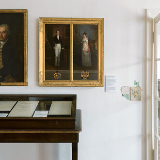 Beethoven Pasqualatihaus, exhibition view. Courtesy of Musa Museum