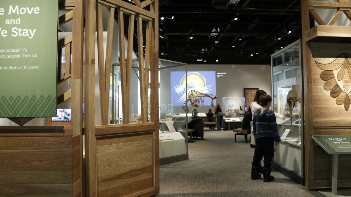 Native American Exhibition. Courtesy of Science Museum of Minnesota