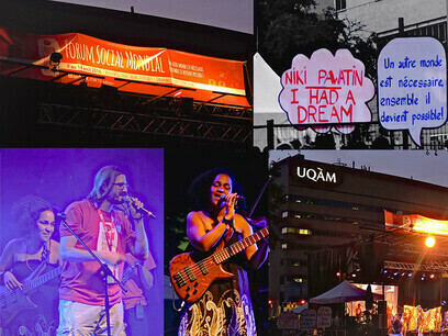 Foro Social Mundial en Montreal, 2016. Los miembros de su Consejo Internacional siguen hablando de un «proceso», aunque no haya progresión alguna de un foro a otro