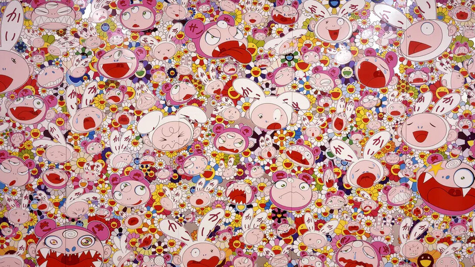 Takashi Murakami, Hustle ’n’ punch by Kaikai and Kiki, 2009. Courtesy of Cleveland Museum of Art