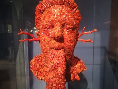 Jan Fabre, Self-portrait with the Tongue of Love, 2019