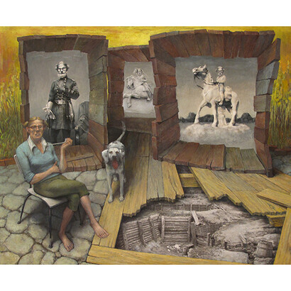 Tina Newberry, Stone Cold, 2014, Oil on canvas