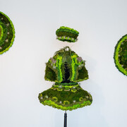 Melissa Meier, Nature's masquerade, exhibition view. Courtesy of Lois Lambert Gallery