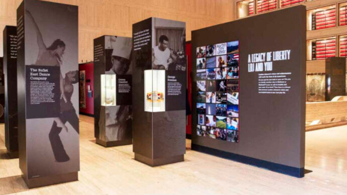The Legacy Gallery, Exhibition view. Courtesy of LBJ Presidential Library