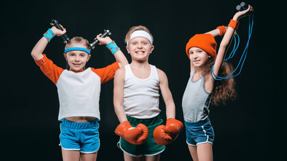 Niños deportistas