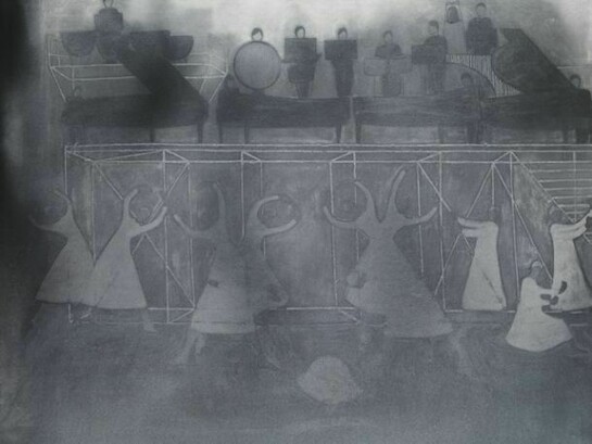 Silke Otto-Knapp, Tableau 1 (braiding) 2011, 140x160 cm