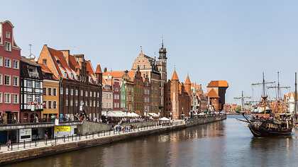 Gdańsk is a city on the Baltic coast of northern Poland