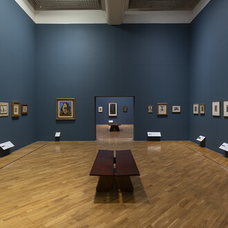 Ismael Nery, Modern trap, exhibition view. Courtesy of Pinacoteca
