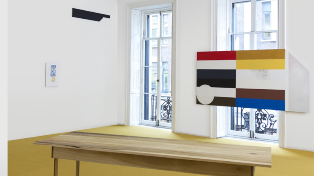 Augustus Thompson, Exhibition view. Courtesy of Almine Rech Gallery