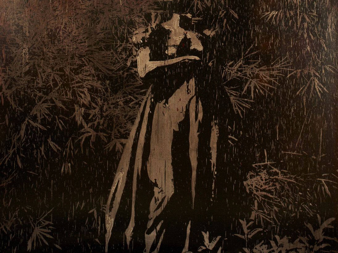 Joséphine II, 2014
Acrylique sur panneau de bois
175 x 122 cm
