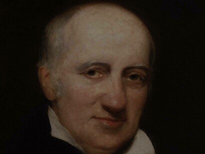 William Godwin's portrait at the age of 70 just ten years before he would die
