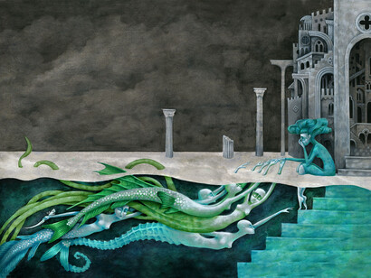 Le sorelle del mare, ill. di Michelangelo Rossato da La sirenetta, Ed. ARKA