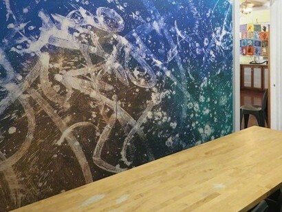 José Parlá, Exhibition view.Courtesy of RxArt