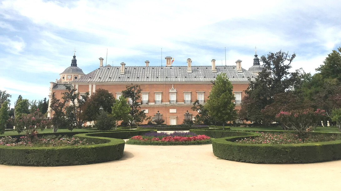 Una parte del Jardín del Parterre, detrás del Palacio Real de Aranjuez. Foto: Luko Hilje