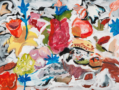 Xiao Kegang, Still Life, acrylic on canvas, 100x138 cm. Courtesy of the artist and Eli Klein Gallery © Xiao Kegang