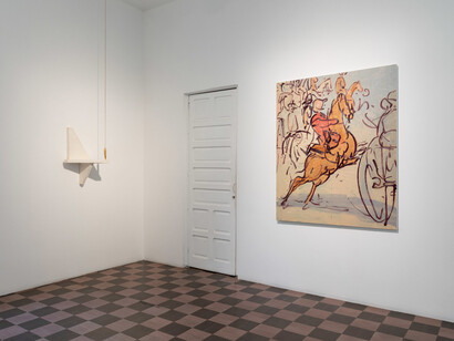 Varios artistas, Group show, vista de exhibición. Cortesía de Travesía Cuatro