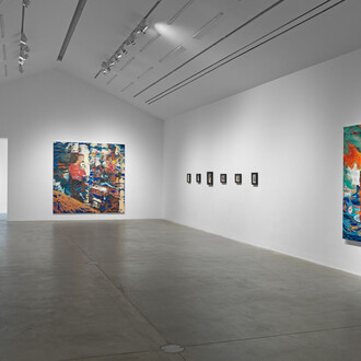 Angel Otero, Agua salada (Salt water), exhibition view. Courtesy of Hauser & Wirth Gallery