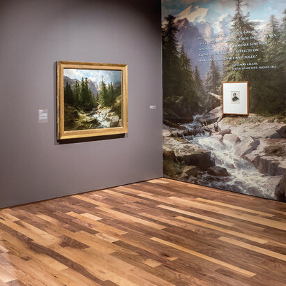 The Rockies and The Alps. Courtesy of Newark Museum