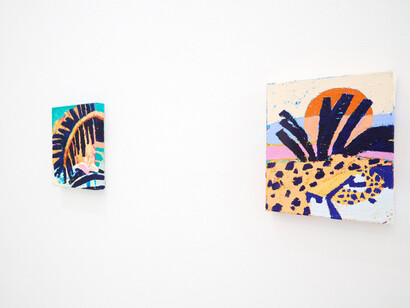 Mia Pensa, Here for awhile, exhibition view. Courtesy of Galleri Christoffer Egelund