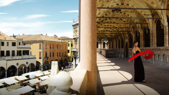 Padua, Italia. Logia del Edificio de la Razón