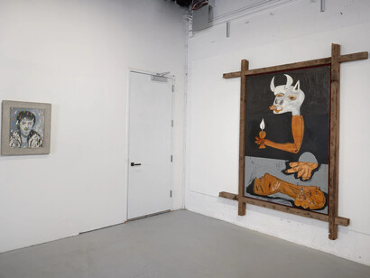 Ray Smith, Nepantla, exhibition view. Courtesy of Ethan Cohen Gallery