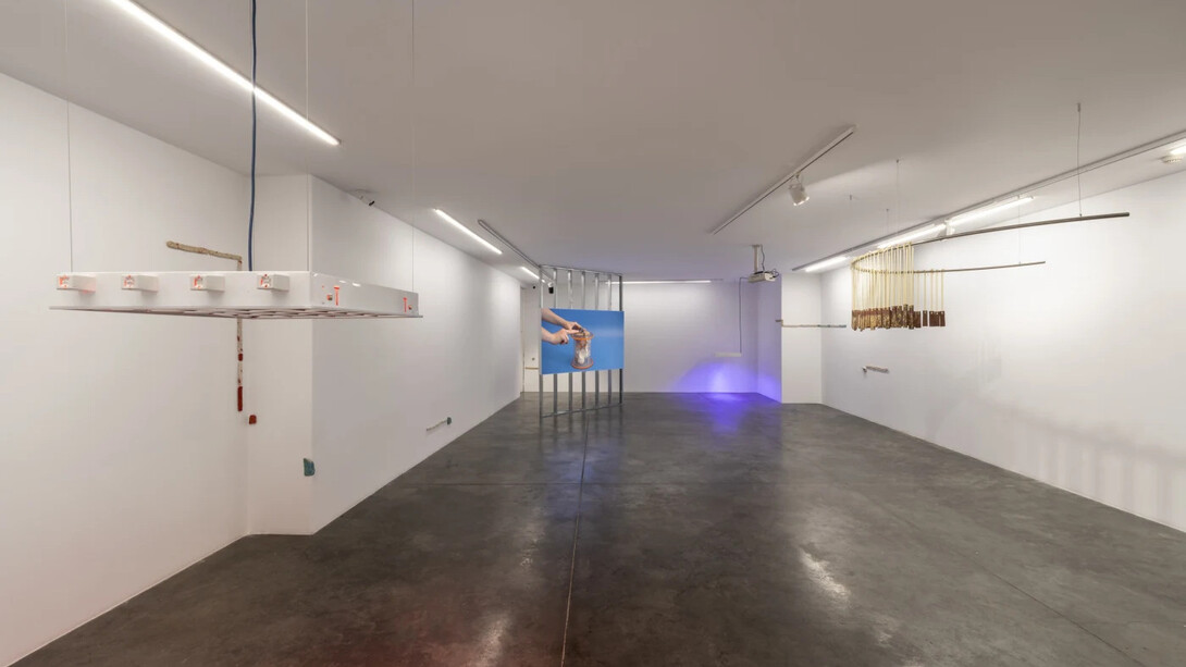 Gülşah Mursaloğlu, Downtime, spread too thin, exhibition view. Courtesy of Sanatorium Gallery